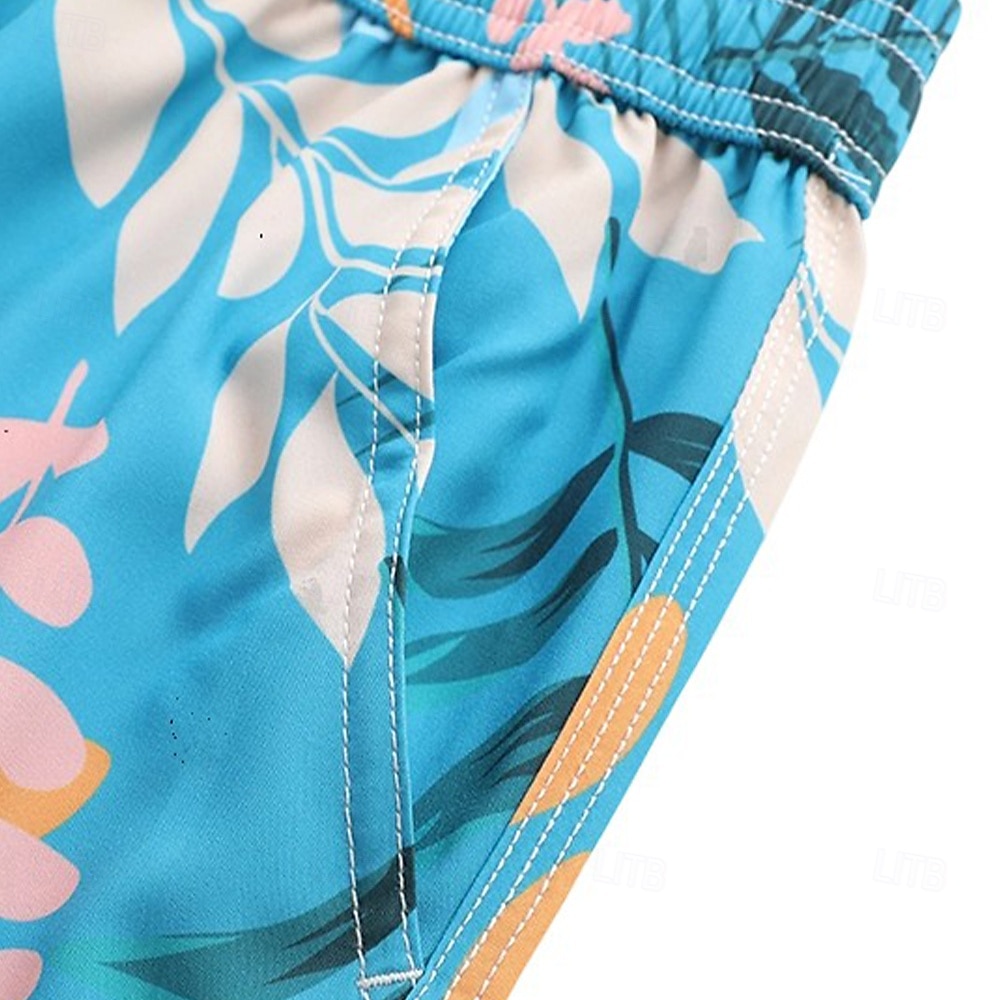 Voor heren Korte broek Strandshorts Trekkoord Grafisch Blad dier Ademend Sneldrogend Knielengte Buiten Vakantie Huis Vakantie Etnische stijl Meerblauw Leger groen Rekbaar 2025 - $16.49 –P6