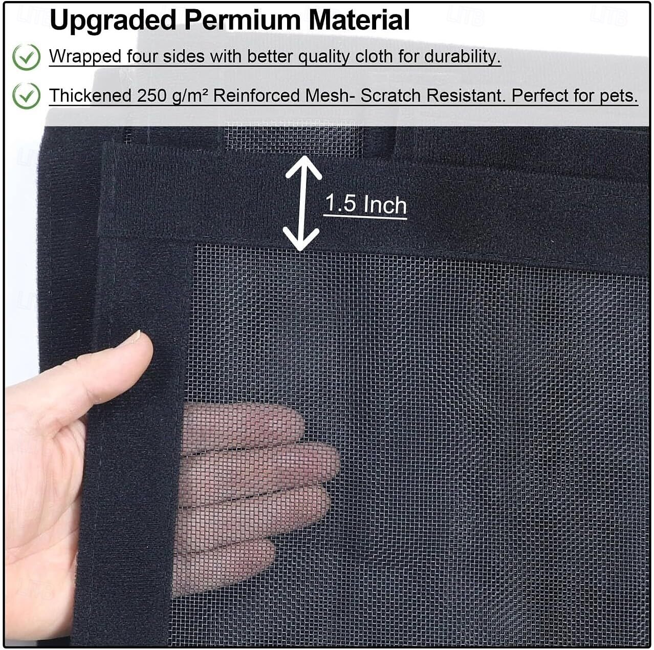 Magnetic Screen Door Portable, Fly Or Bug Screen Magnetic, Doorway Mosquito Net For Sliding Door,Garage,Patio,Kitchen,Living,Window Room,Bedroom,Bar,Pet and Kid Easy Entry 2025 - $15.49 –P8