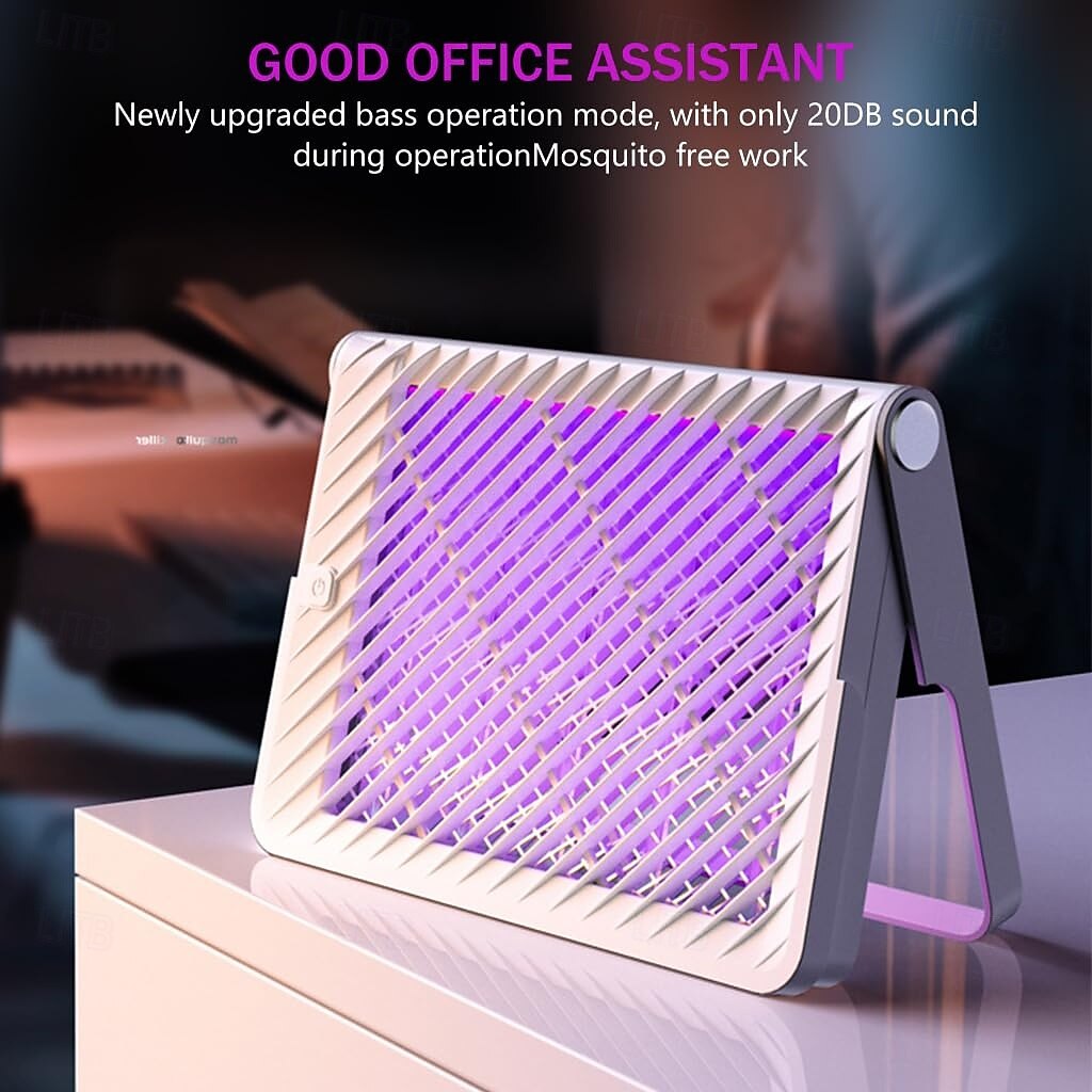 USB Electric Mosquito Killer Lamp Indoor & Outdoor Efficient 365nm Light Trap with Body Temperature Simulation & Co2 Emission - Kid & Pet Safe - Suitable for Home, Office & Garden 2025 - $21.99 –P2