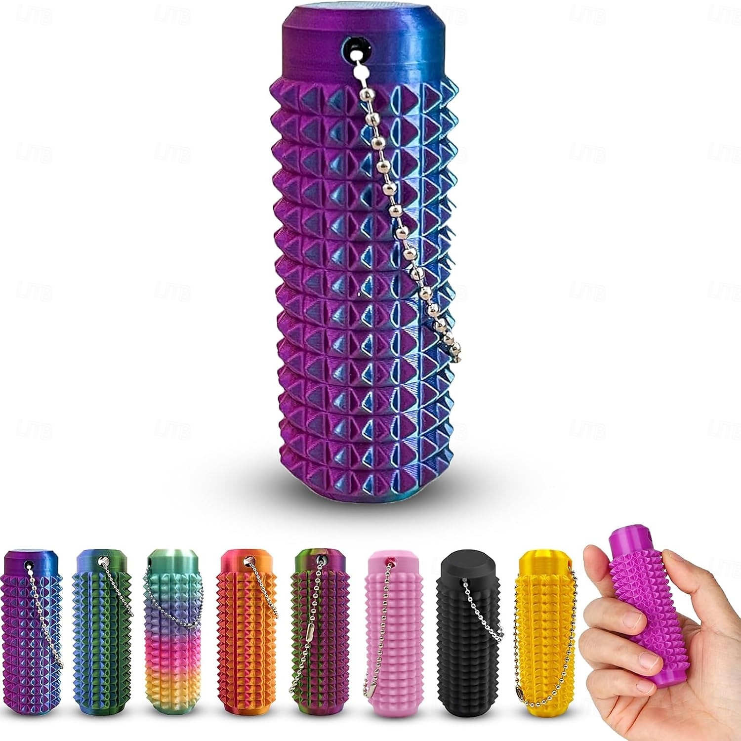 3D nyomtatott kis ouchies fájdalomcsillapító fidget kulcstartó, szorongásoldó fájdalomcsillapító bumpy fidget fájdalomcsillapító fidget játékok újdonság ajándékok barátoknak 2025 - $6.99 –P5