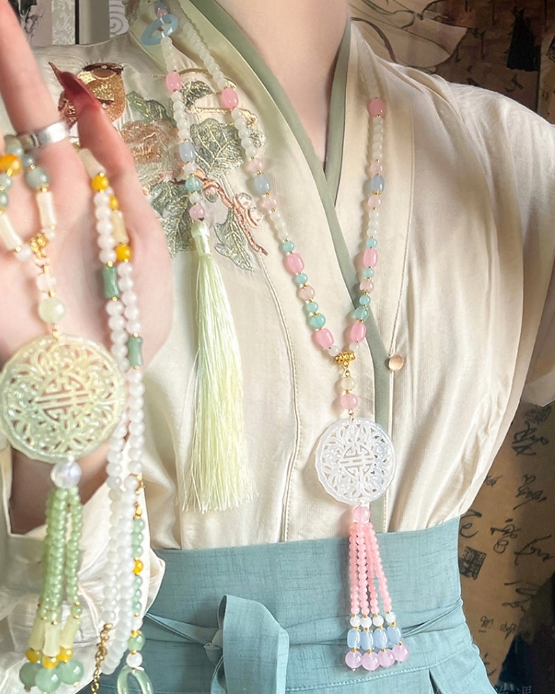 1 pièce Collier For Femmes Rue Quotidien Pierre Longue de 2025 ? $12.49 –P1