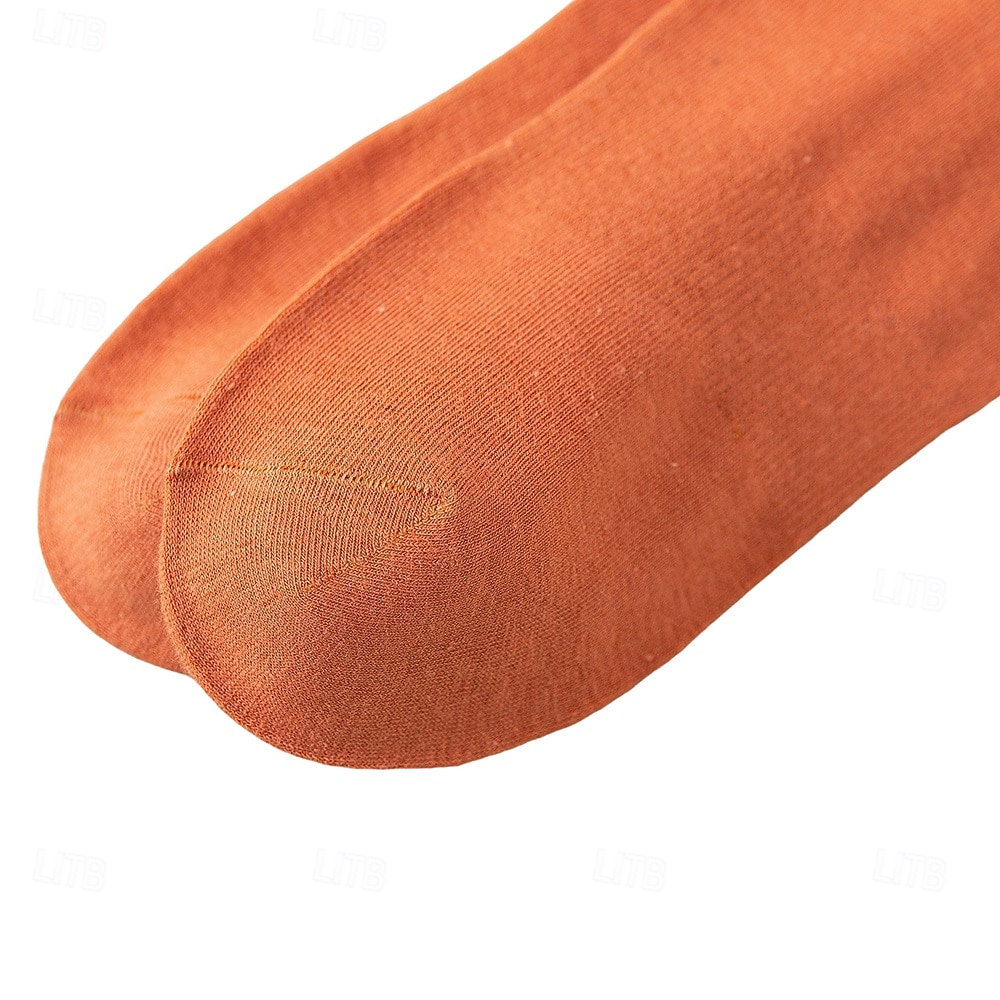 Мужчины 1 пара Носки Носки-невидимки и сверхтонкие носки Черный Белый Цвет Сплошной цвет Полотняное плетение Школа Официальные на открытом воздухе Тонкая ткань Лето Весна Осень 2026 - $3.99 –P6