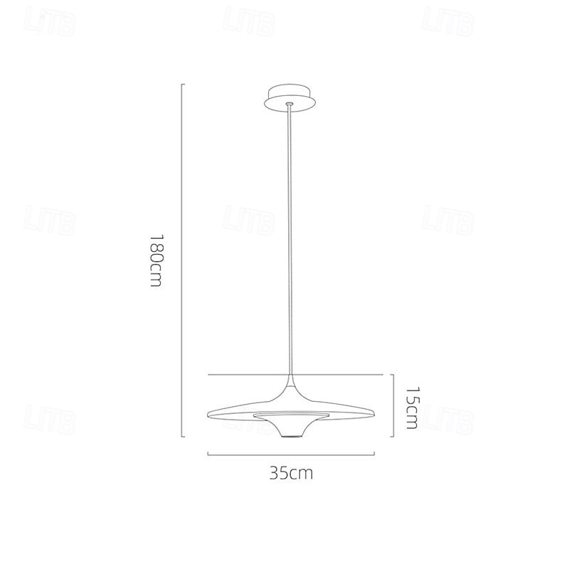 Lampada a sospensione a LED da 35 cm, moderna lampada a sospensione per isola cucina, illuminazione a sospensione regolabile per isola cucina, lampadario a LED nero oro per sala da pranzo, camera da del 2025 a $189.99 –P6