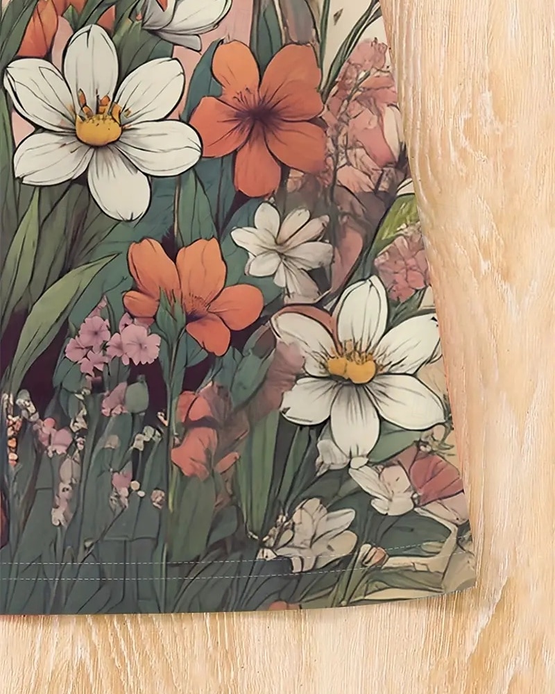 الفتيات 3D الرسم فستان كم قصير الصيف الربيع عطلة مناسب للبس اليومي مناسب للعطلات أميرة جميل حلو أطفال 4-12 سنة لباس غير رسمي طول الركبة عادي 2025 - $15.99 –P5