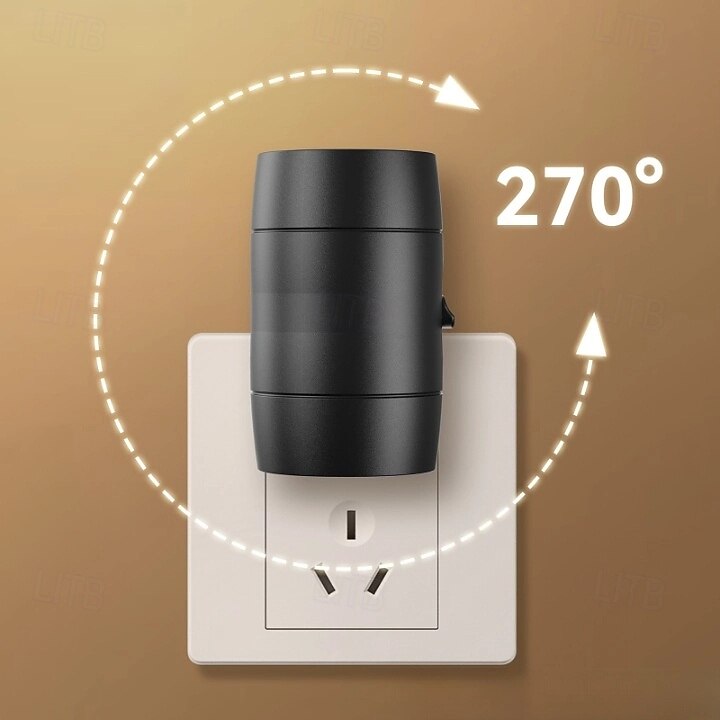 2 luces nocturnas enchufables, luces nocturnas enchufables modernas, luz nocturna con sensor de movimiento, luz nocturna enchufable, luz nocturna LED para pasillo, escalera, sala de estar, blanco 2025 - $64.99 –P4