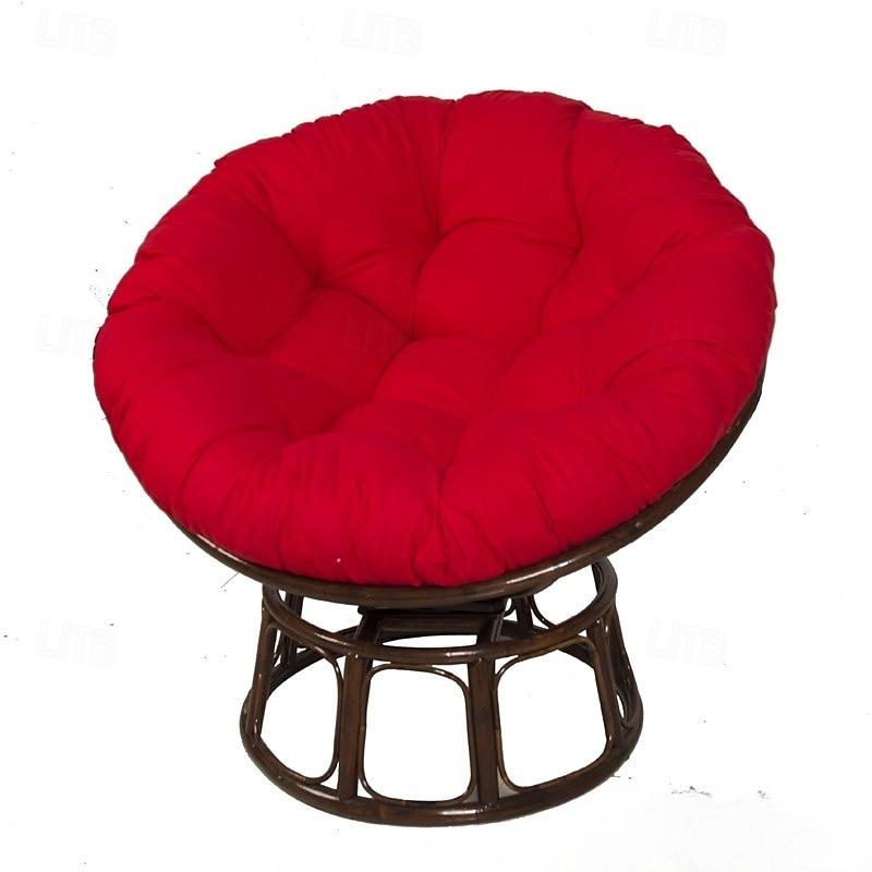 Coussin rond pour balcon, patio, jardin, extérieur ou intérieur, coussin de chaise suspendu, coussin de remplacement pour chaise en forme d'œuf de 2025 ? $18.49 –P12