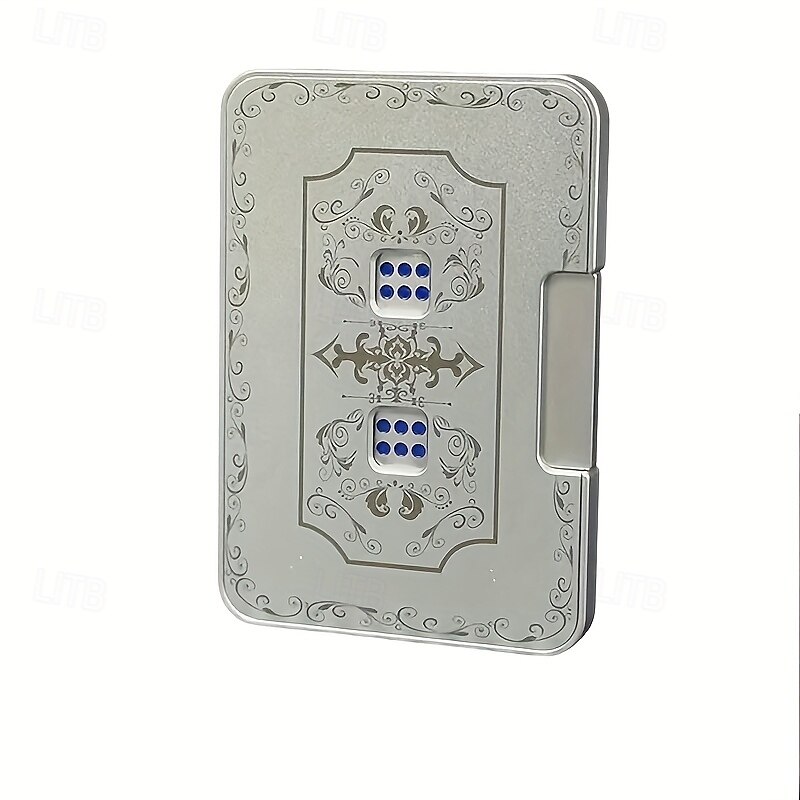 Lanciatore di dadi meccanici creativi, giocattoli antistress portatili con dadi meccanici, giostra di dadi a decompressione in alluminio, dadi da gioco creativi del 2025 a $33.99 –P4