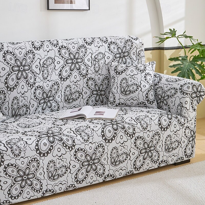 Capa de sofá em tecido jacquard elástico, capa de sofá secional em formato de L, capa de canto para sala de estar, 1/2/3/4 lugares de 2025 por $37.99 –P10