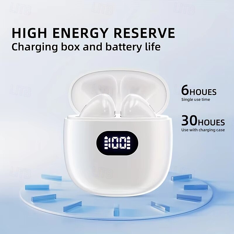 X83 TWS Wireless Bluetooth Earbuds with LED Display, Noise Cancelling, Touch Control, Long Battery Life, HiFi Stereo In-Ear Sports Headphones 2025 - $18.99 –P5