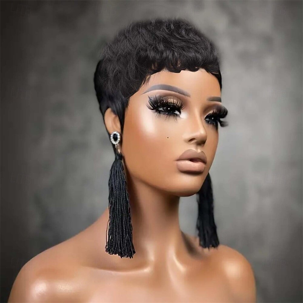 perucas pixie cut para mulheres negras peruca sintética perucas curtas em camadas de 2026 por $24.99 –P4