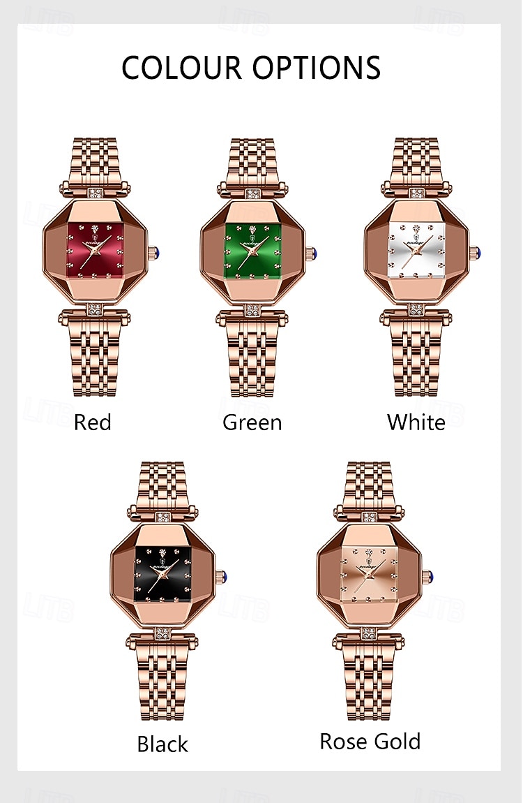 Women Quartz Watch Wrist Watch Retro Vintage Luxury Rhinestone Wristwatch Waterproof Stainless Steel Watch 2025 - $27.99 –P9