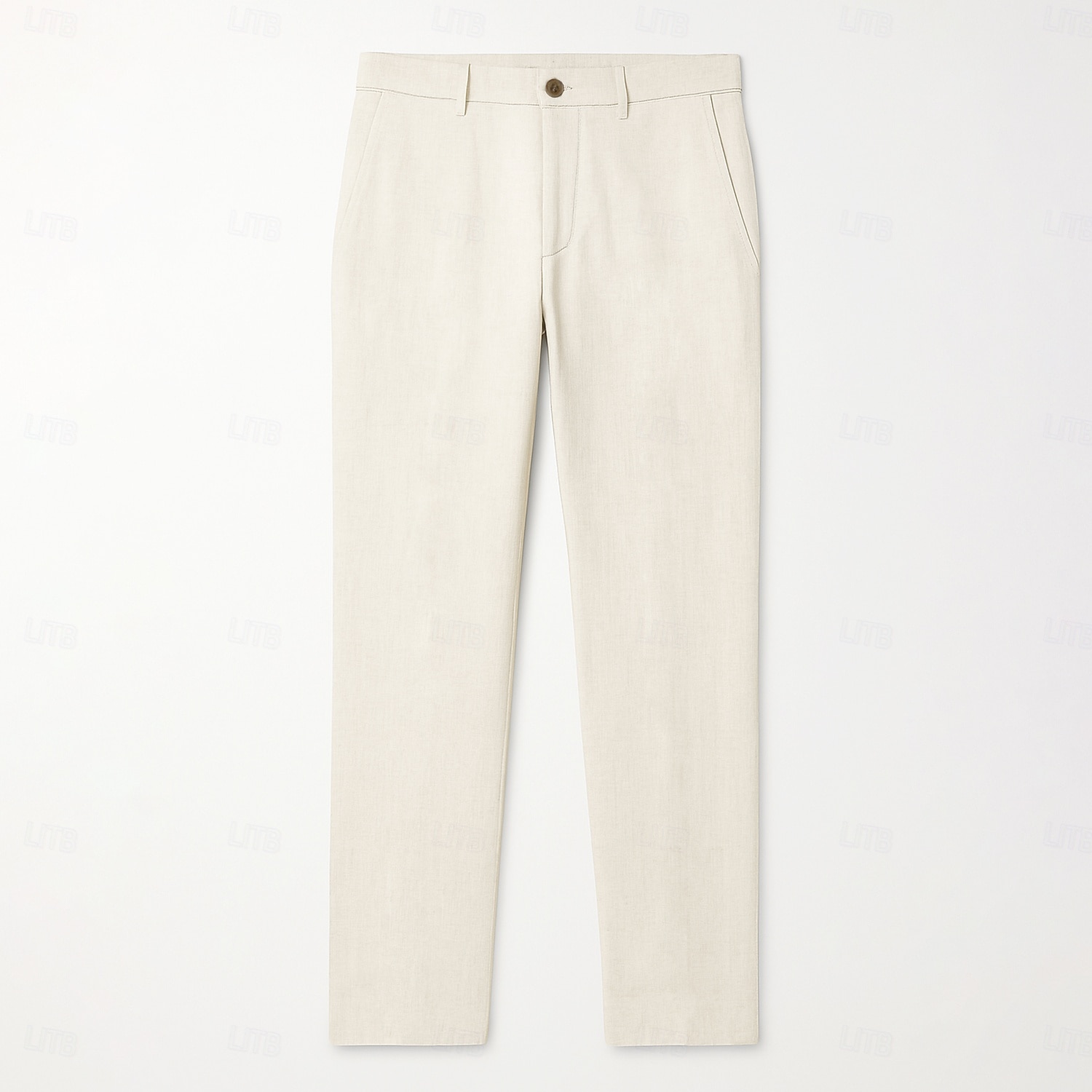 Herre Linbukser Helfarge Pustende Full lengde Formell Bryllup utendørs Elegant Ferie Svart Navyblå Mikroelastisk 2025 - $45.99 –P3