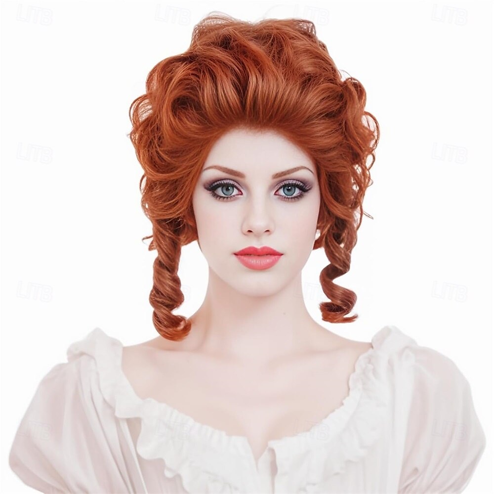 Krátká vlnitá hnědá paruka s velkým nafouklým účesem, paruky s motivem včelího úlu pro ženy, vhodné pro kostýmy 70. a 80. let nebo halloweenské vintage cosplay párty 2025 - $25.99 –P10