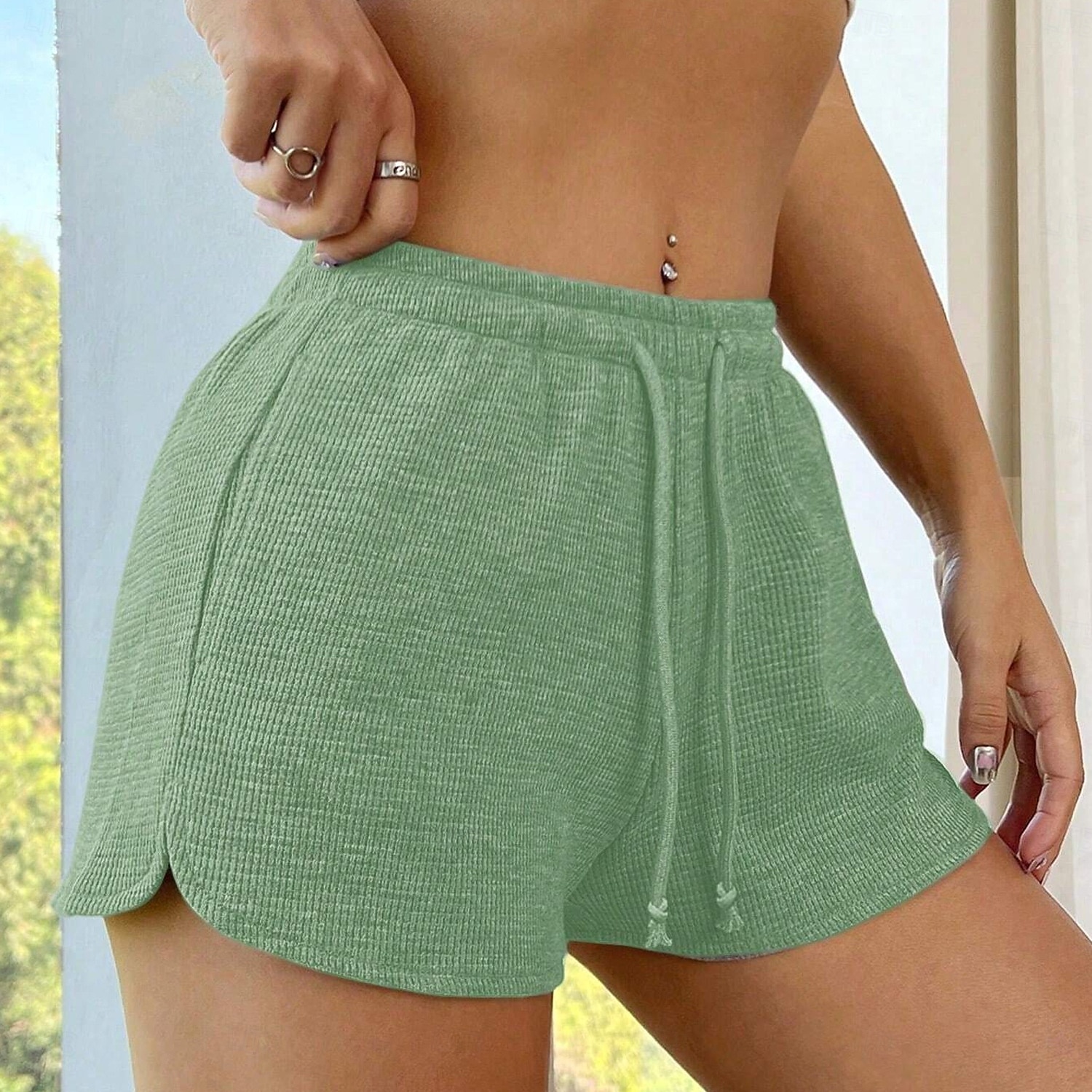 Pentru femei Pantaloni Sport chinez Pantaloni Scurți Vacanță Epocă Modă Scurt Talie Înaltă Simplu Buzunar Curea elastică Confortabil Απαλό Comfortabil Micro-elastic În aer liber Stradă Albastru 2025 - $15.99 –P10