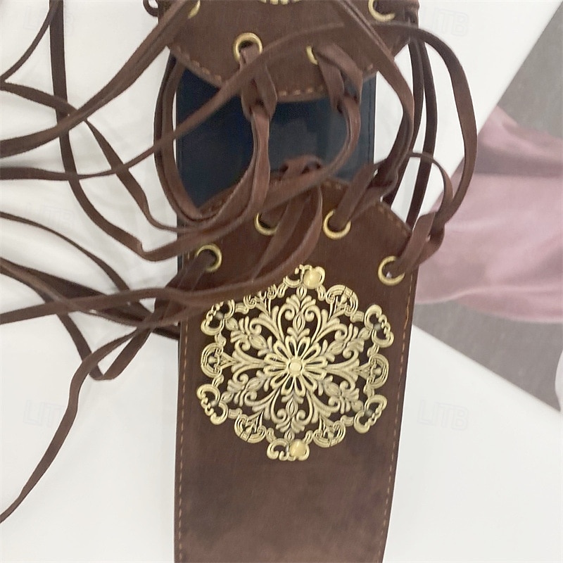Ceinture Femmes PU Café Ceinture Taille Rue Quotidien Couleur Unie de 2025 ? $19.99 –P12