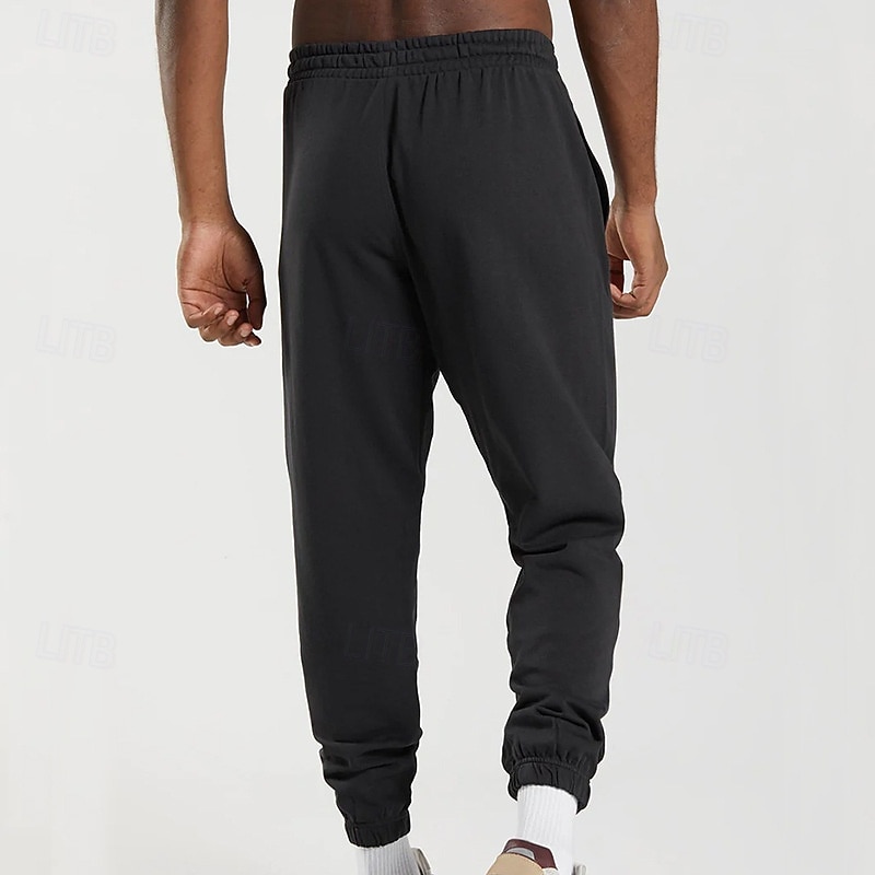 Herren Jogginghose Hose Kordelzug Tasche Elastischer Bund Einfach Komfort Atmungsaktiv Täglich Outdoor Ferien Urlaub Mode Blau Schwarz Mikroelastisch 2026 - $22.99 –P10