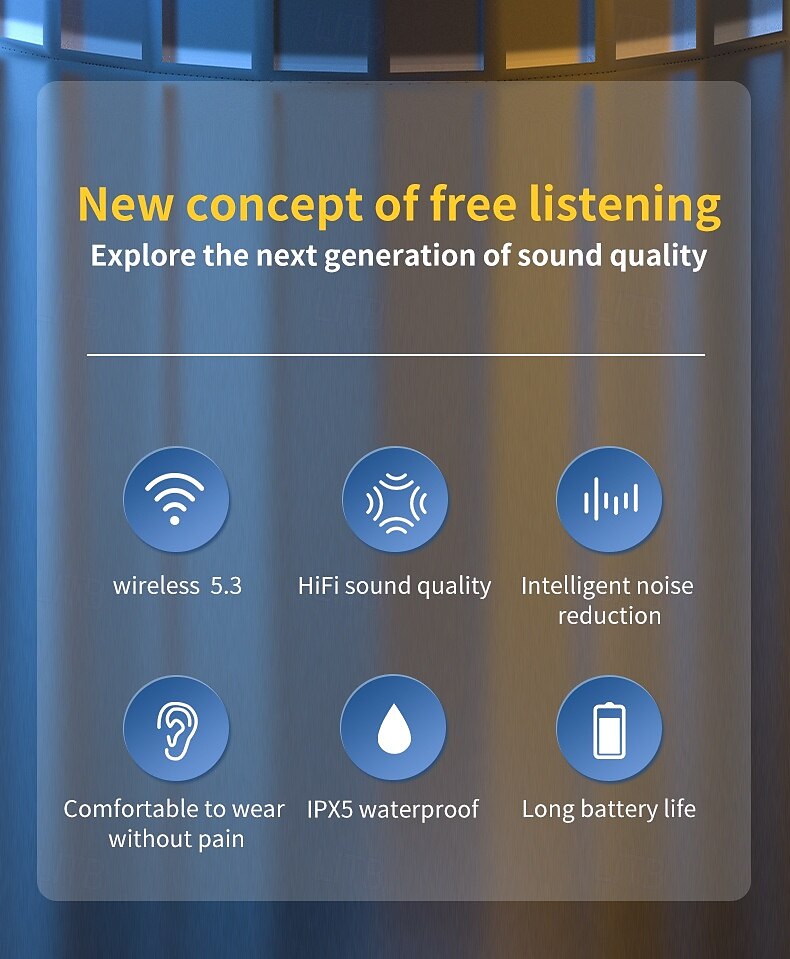 AX11 TWS Ear Clip Wireless Earbuds – Bluetooth 5.3 Headphones for Sports, Gaming, Hands-Free Calls, Mobile & Travel Use for iOS Android 2025 - $20.99 –P2
