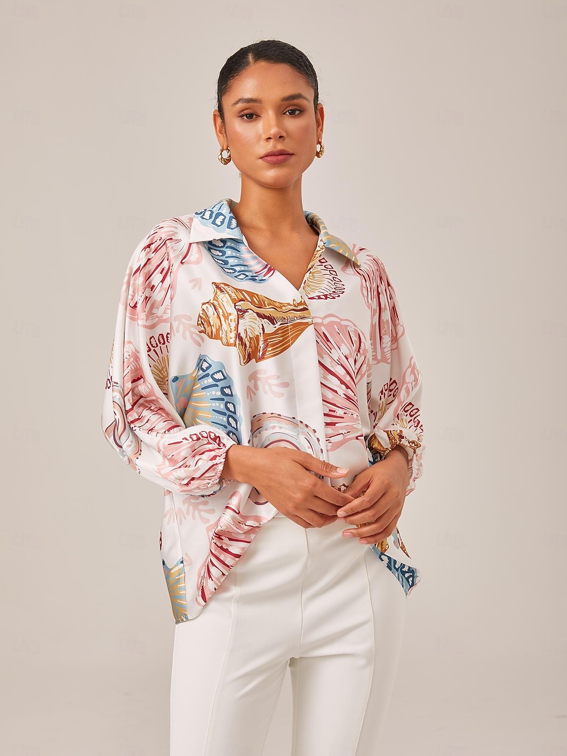 set da vacanza con vestibilità comoda e stampa a conchiglia del 2025 a $82.99 –P2