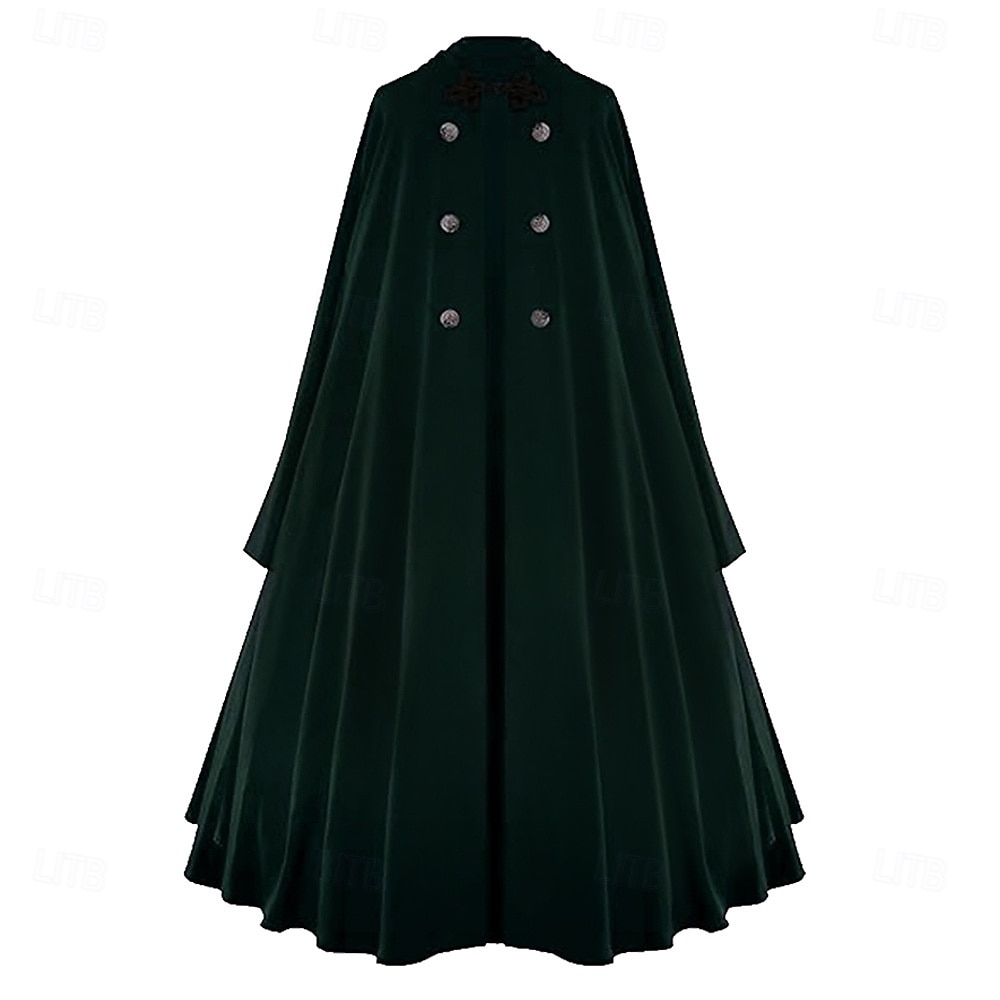 Retro Antiguo Medieval siglo 17 Capa Doctor de plaga Mujer Víspera de Todos los Santos Mascarada Rendimiento Fiesta Adultos Capa 2025 - $41.99 –P6
