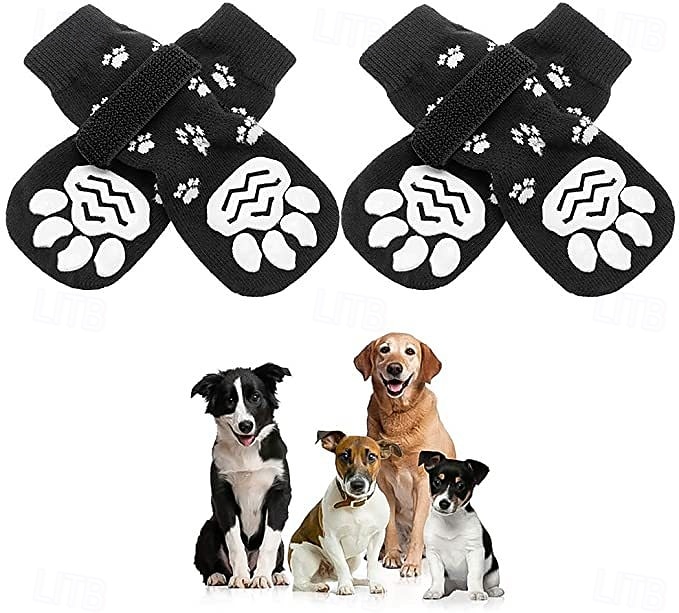 Calzini antiscivolo per cani per evitare che si lecchino le zampe, scarpe per cani per pavimenti caldi, stivaletti per cani di piccola, media e grande taglia, stivali con controllo della trazione per del 2025 a $15.49 –P1