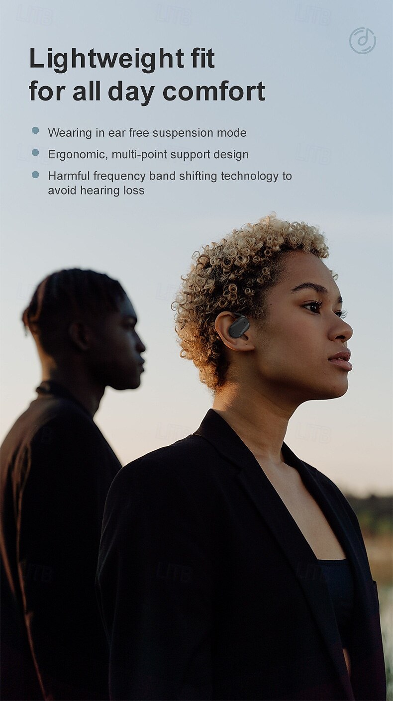 YJ77 TWS In-Ear Ear Hook Bluetooth 5.2 Wireless Earphones Built-in Mic, Auto Connect, Low Delay for Android iOS 2025 - $20.99 –P2