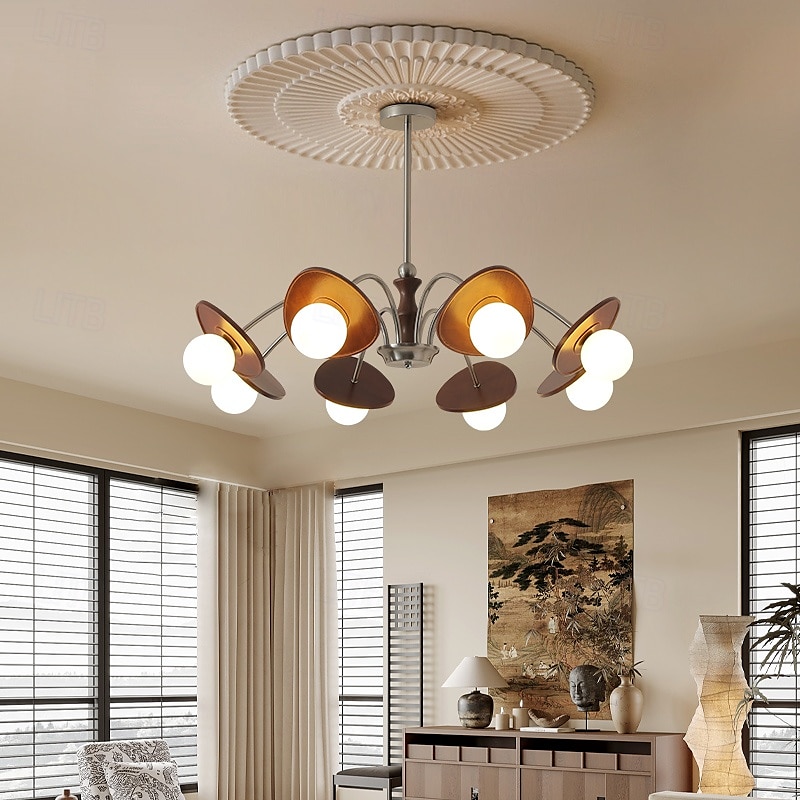 Lampadario a sospensione a LED con 3/6/8 teste, lampadario Firefly, illuminazione a sospensione a LED, lampada da soffitto postmoderna, lampada a sospensione, lampadina inclusa, AC220V AC110V del 2025 a $499.99 –P2