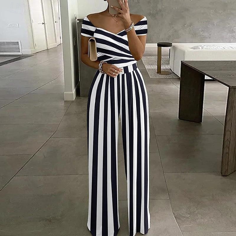 Damen Normal Overall Streetwear Einfarbig Ärmellos Schulterfrei Druck Straße Täglich Normale Passform Schwarz Weiß Rote Sommer 2026 - $25.99 –P5