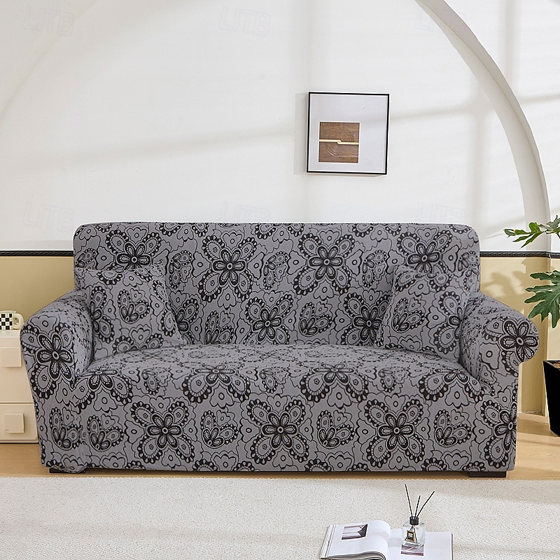 Capa de sofá em tecido jacquard elástico, capa de sofá secional em formato de L, capa de canto para sala de estar, 1/2/3/4 lugares de 2025 por $37.99 –P5