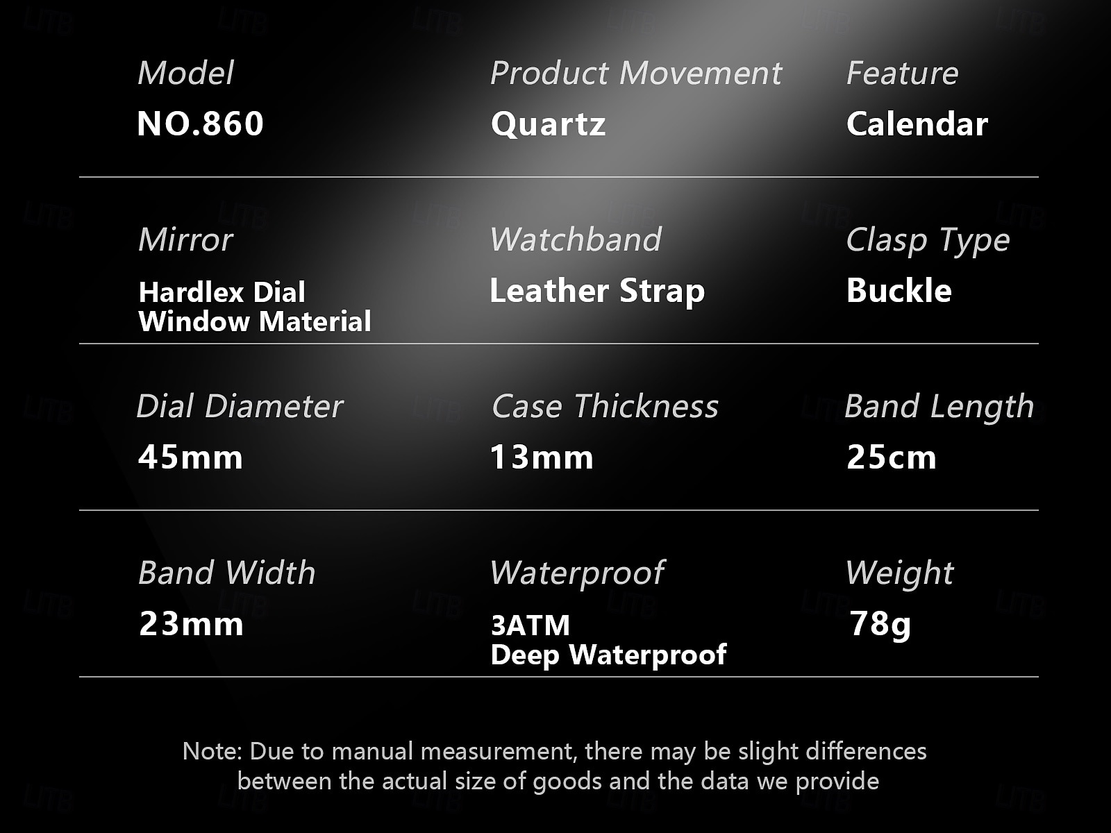 860 New Fashionable Luxury Men's Waterproof Watch Multi functional Luminous Men's Quartz Watch 2026 - $36.99 –P4