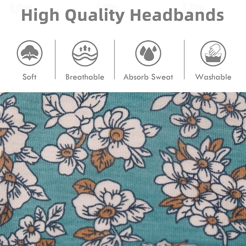 Hoofdbanden voor vrouwen, boho elastische haarbanden voor vrouwen, antislip brede dikke hoofdband, modieuze zachte stof, dameshoofdbanden, korte haaraccessoires voor vrouwen. 2026 - $4.99 –P4