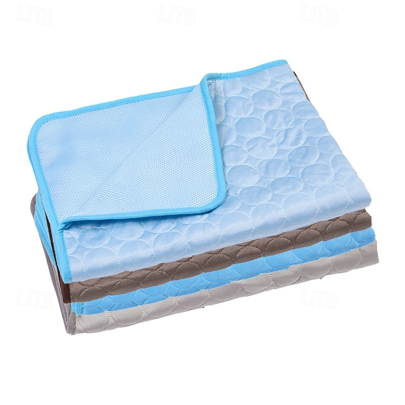 Esterilla refrescante para perros: cama refrescante instantánea para perros &gatos no tóxicos &Alfombrilla antideslizante lavable a máquina para interiores. &uso de viaje 2025 - $13.99 –P16