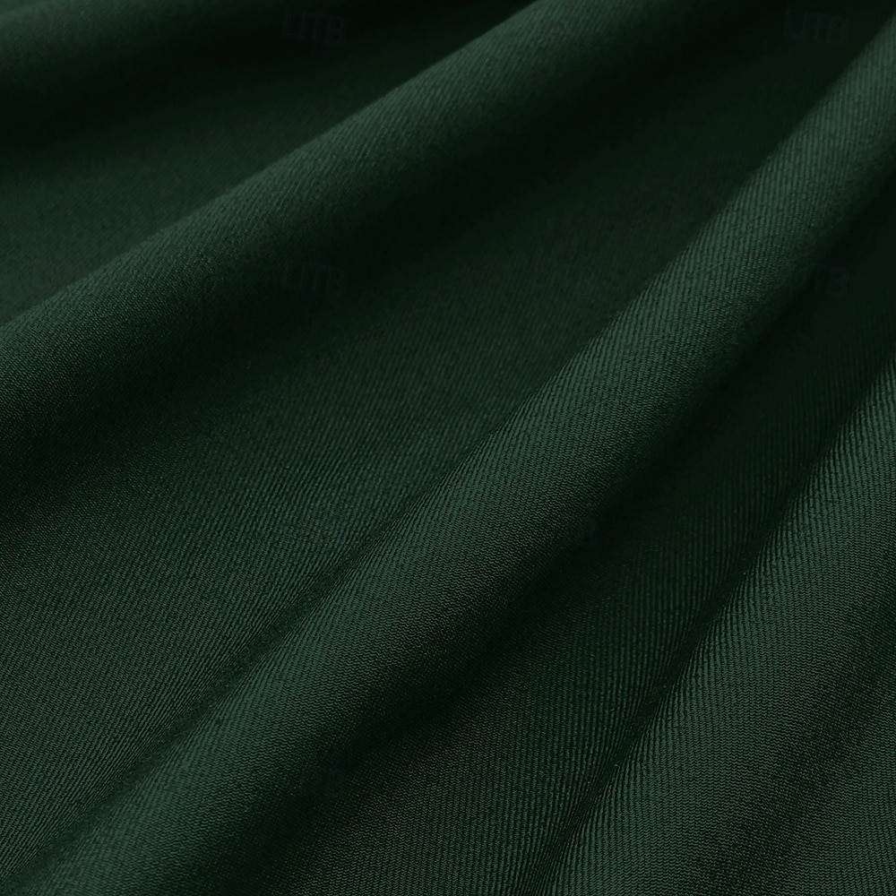Pour des hommes Mariage Costumes Vert foncé Mode Formel Couleur Unie Coupe Standard 3 pièces Simple Boutonnage Deux Boutons de 2025 ? $136.99 –P3