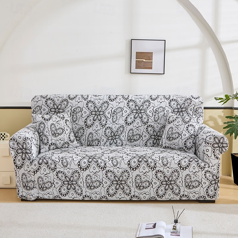 Capa de sofá em tecido jacquard elástico, capa de sofá secional em formato de L, capa de canto para sala de estar, 1/2/3/4 lugares de 2025 por $37.99 –P6