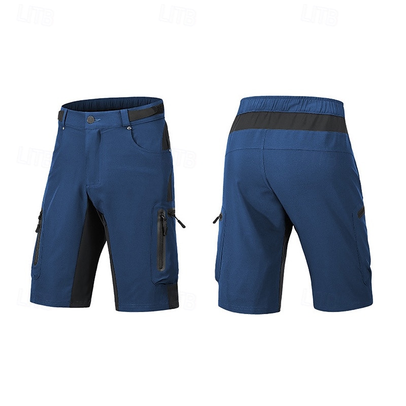 Homens Shorts táticos Bermuda Cargo Calção Shorts de Trilha Bolso Com Zíper Bolso multi Bloco de cor Conforto Vestível Comprimento do joelho Ao ar livre Esporte Diário Moda Casual Preto Azul Marinho de 2025 por $45.99 –P10