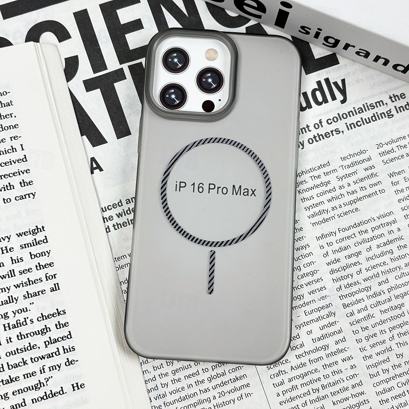 Magnetic Phone Case for iPhone 16/15/14/13/12 Pro Max/Plus – Translucent PC Back Cover, MagSafe Compatible, Magnetic Adsorption, Wireless Charging Support 2025 - $19.99 –P11