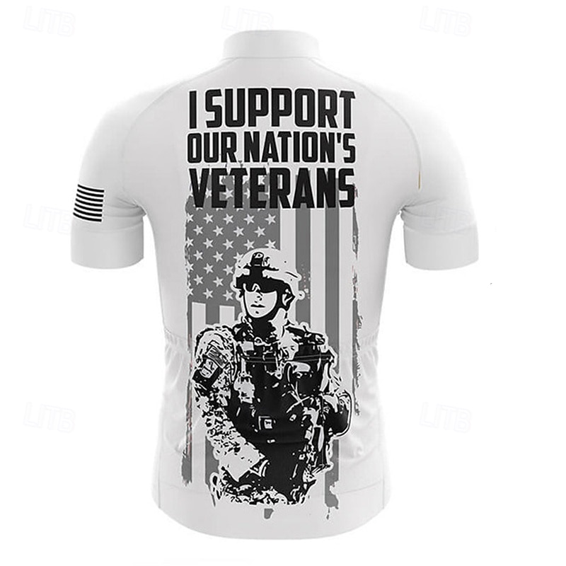 Homme Maillot de cyclisme Manche Courte Cyclisme T-shirt Maillot Top avec 3 poches arrière VTT Vélo tout terrain Cyclisme sur route Respirant Séchage Rapide Évacuation de l'Humidité Bandes de 2025 ? AU $47.89 –P2