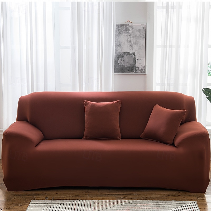 sofföverdrag för vardagsrum, 4-sits stretchmöbelskydd dammtät loveseat-överdrag allt-inklusive överdrag möbelskydd stolsöverdrag för vardagsrum 2025 - $15.49 –P4