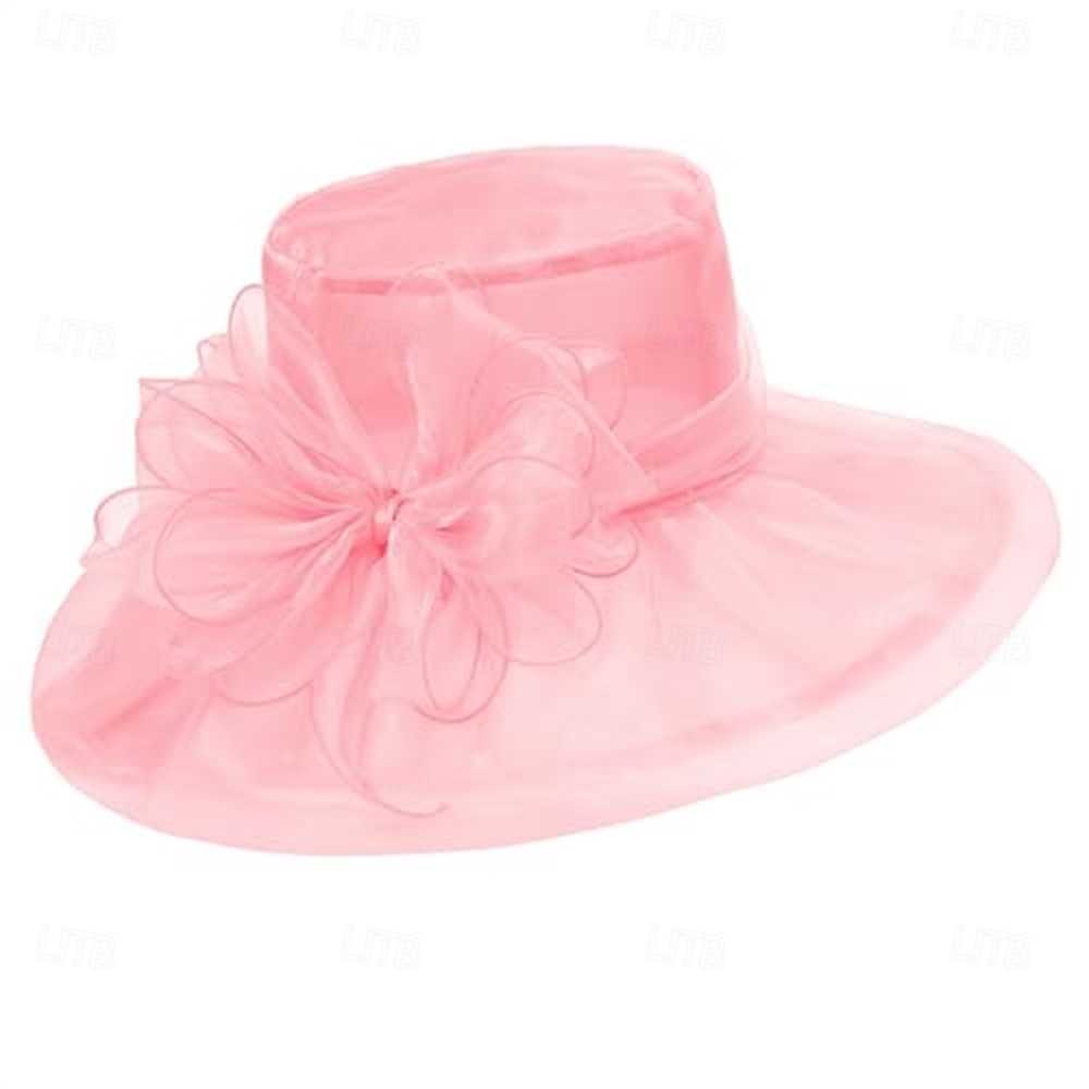 1950-tals Retro Vintage Derbyhatt Kyrkohatt Kentucky Derbyhatt Gentlewoman Noblewoman Kvinnors Derby Ascot Hästkapplöpning Festival Vuxenhatt Vår  Sommar 2026 - $31.99 –P6