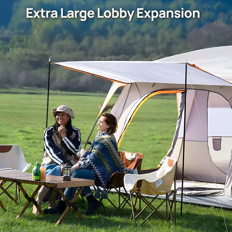 5-8 Person Camping Tent Waterproof Sunproof Mosquito Proof Portable Tent Suitable for Outdoor Camping 2026 - $356.39 –P3