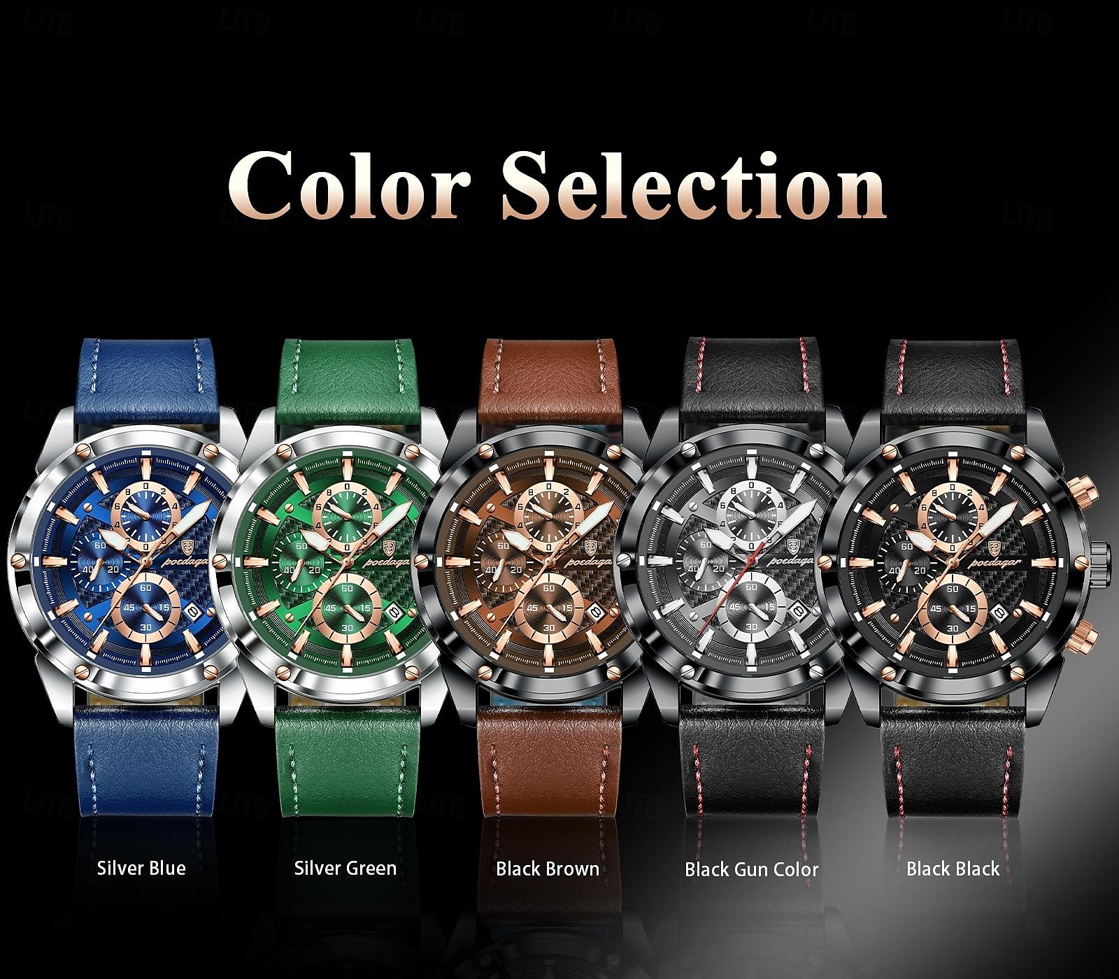 860 New Fashionable Luxury Men's Waterproof Watch Multi functional Luminous Men's Quartz Watch 2026 - $36.99 –P3