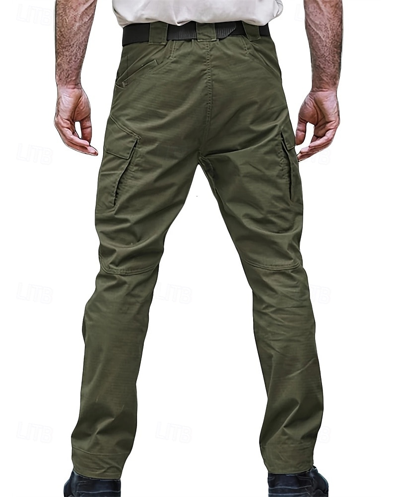 Men's Cargo Pants Tactical Pants Trousers Buttons Multi Pocket Plain Wearable Outdoor Daily Camping & Hiking Fashion Classic Black Army Green 2026 - $21.99 –P7
