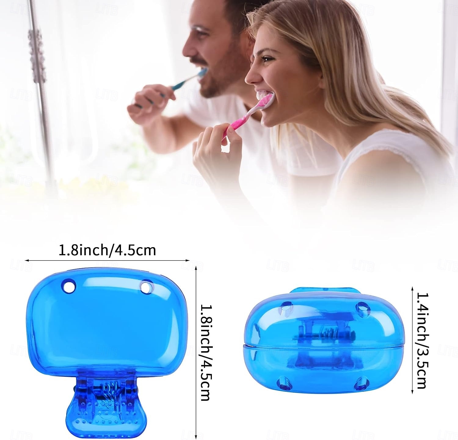Lot de 10/15/20 housses de tête de brosse à dents de voyage, capuchon de protection de brosse à dents portable, étui de protection en plastique avec clip pour la maison, les voyages, le camping, la de 2025 ? $15.99 –P2