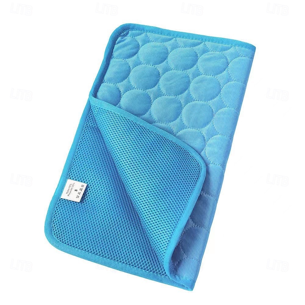 Esterilla refrescante para perros: cama refrescante instantánea para perros &gatos no tóxicos &Alfombrilla antideslizante lavable a máquina para interiores. &uso de viaje 2025 - $13.99 –P9