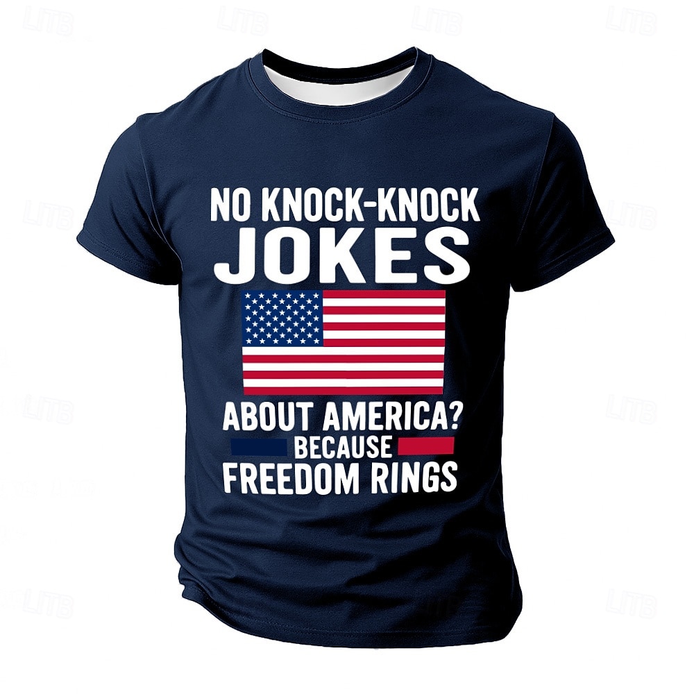 Patriotic T Shirts For Men Local Egg T Shirt Short Sleeve T shirt 3D Print Crew Neck Shirt Military Funny Political T Shirt Street Casual Daily Black Blue Green Summer Spring Clothing Apparel S M L 2025 - $17.99 –P1