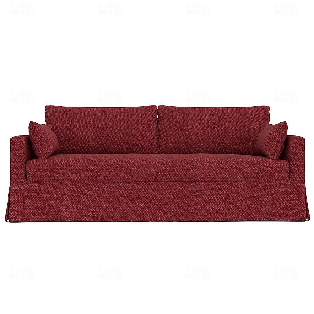 Sofabezug passend für Hyltarp-Sofa, einfarbig, gesteppte Polyester-Schonbezüge 2025 - $226.49 –P11