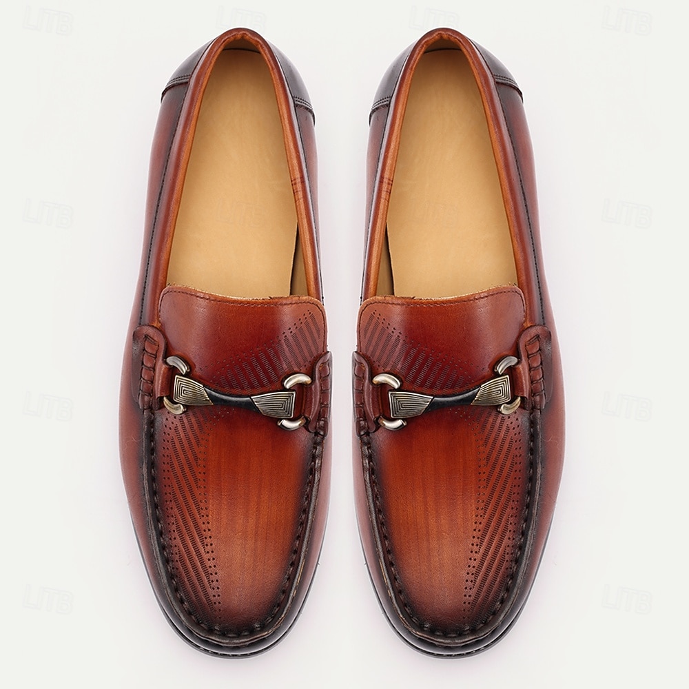 Ανδρικά δερμάτινα μοκασίνια υψηλής ποιότητας – άνετα slip-on παπούτσια για δουλειά, κοινωνικές συγκεντρώσεις και επαγγελματικές περιστάσεις. 2026 - $99.99 –P5