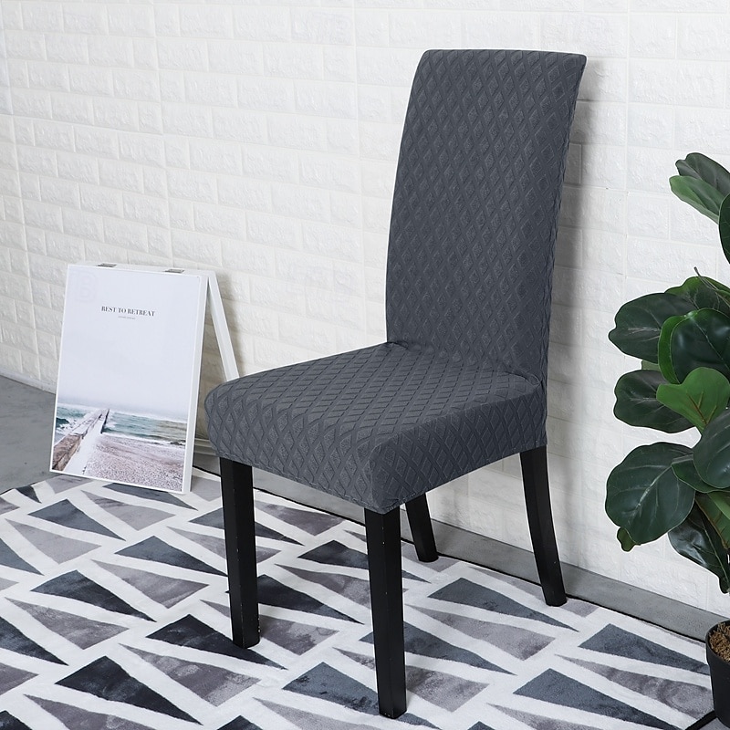 Waterproof Dining chair Cover For Home Polar Fleece Fabric Chair Cover Stretch Slipcovers Seat Chair Covers 2025 - $12.49 –P13