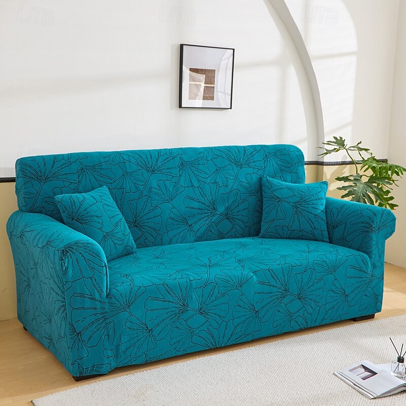 Capa elástica para sofá em tecido jacquard, capa elástica para sofá secional em formato de L, capa de canto para sala de estar, 1/2/3/4 lugares de 2025 por $37.99 –P9