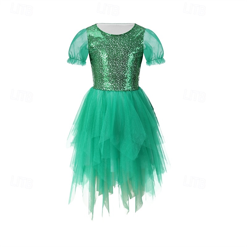 ariel green dress movie The little Mermaid Princess Ariel costume green Ariel dress Cosplay Costume