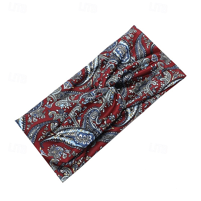 Fasce per capelli da donna in stile boho, elastiche, antiscivolo, larghe e spesse, in tessuto morbido, alla moda, accessori per capelli corti da donna. del 2025 a $4.99 –P15